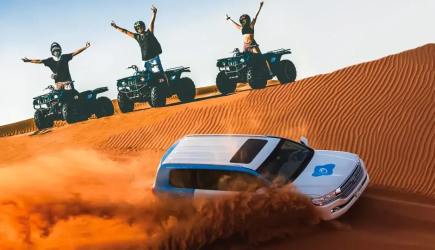 Dubai: Desert Safari, Quad Bike, Camel Ride & Al Khayma Camp - TechTravelDubai.com